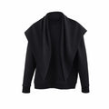 Şallı Sweatshirt Siyah