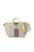 Kanvas Mono Bag Pembe/Yeşil