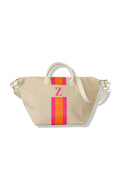 Kanvas Mono Bag Pembe/Turuncu